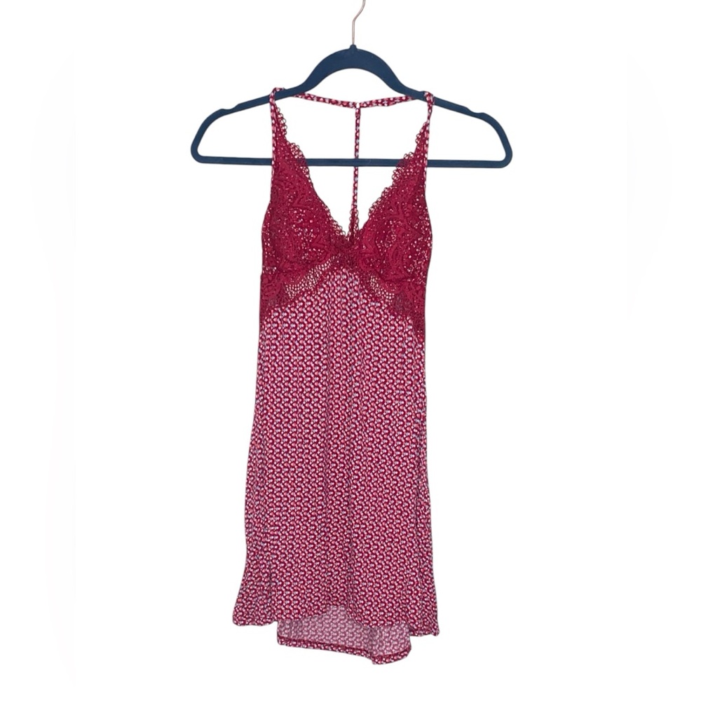 Victoria's Secret Red Lace baby doll Chemise